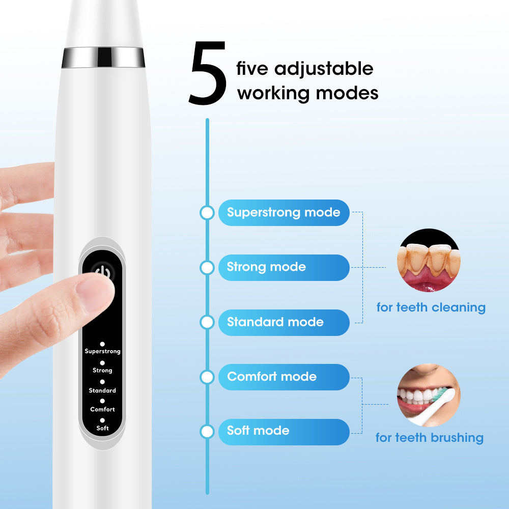 Portable Electric Tooth Cleaner with Multiple Modes