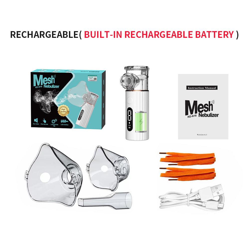 Portable electronic inhaler with charging function