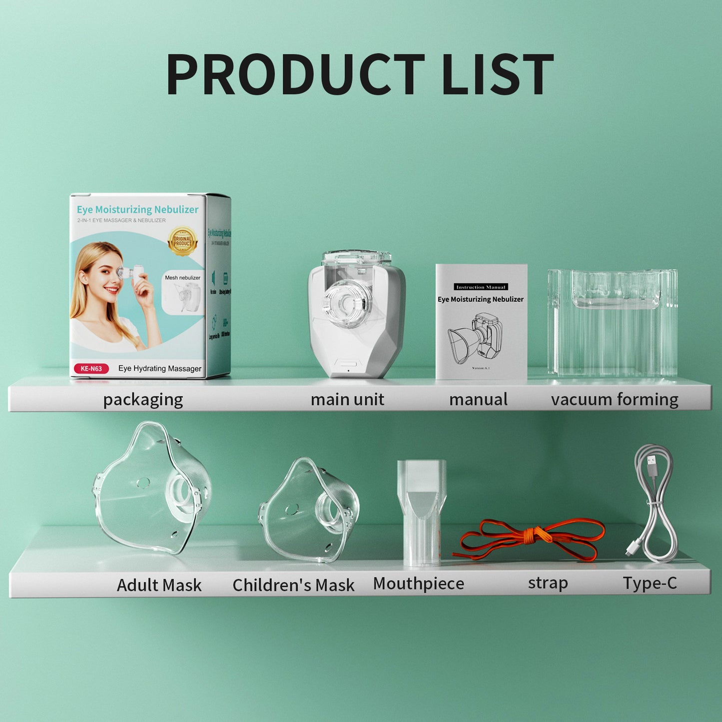 Portable electronic inhaler with charging function