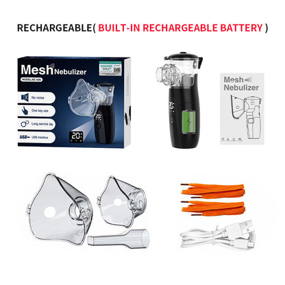Portable electronic inhaler with charging function