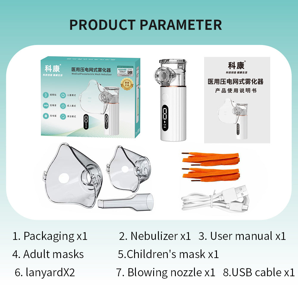 Portable electronic inhaler with charging function