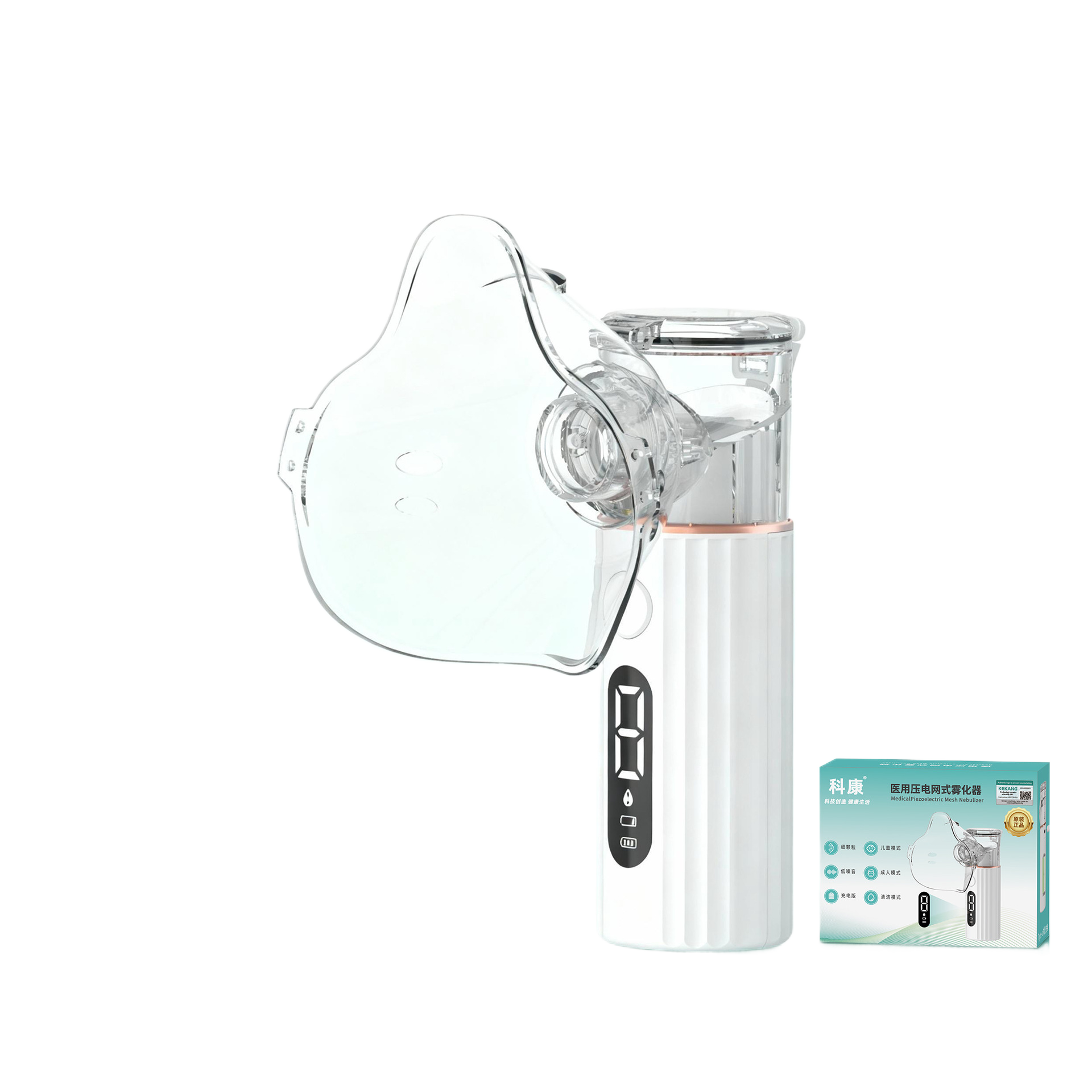 Portable electronic inhaler with charging function