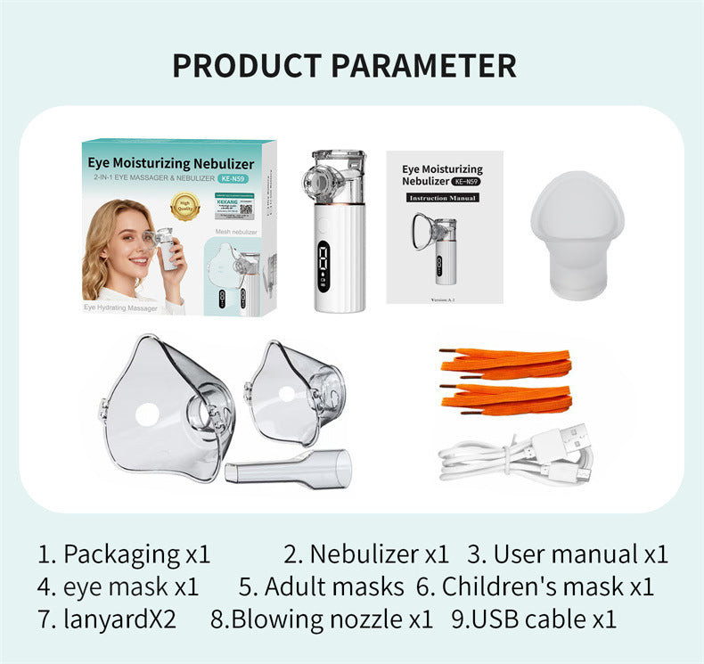 Portable electronic inhaler with charging function