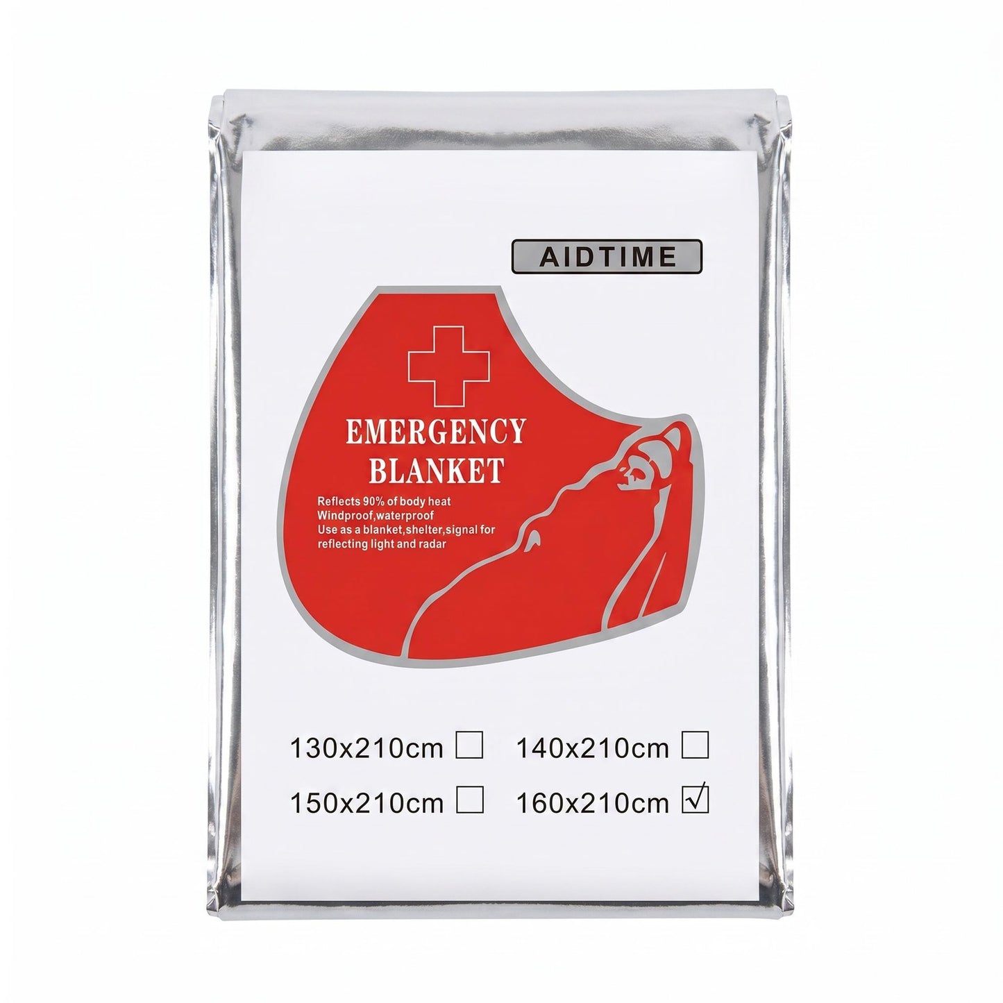 Portable Emergency Thermal Blanket for Outdoor Survival