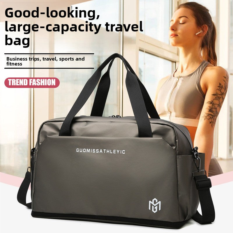 Portable Expandable Duffel Bag with Shoe Compartment