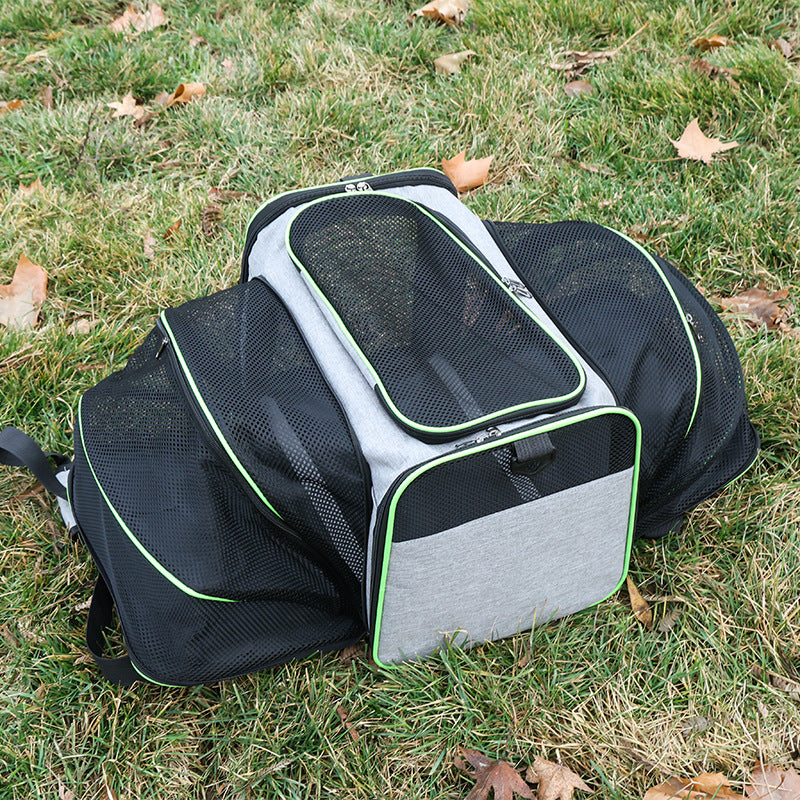 Portable Expandable Pet Carrier Tote for Small Dogs and Cats
