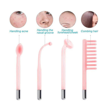 Portable facial electrotherapy device