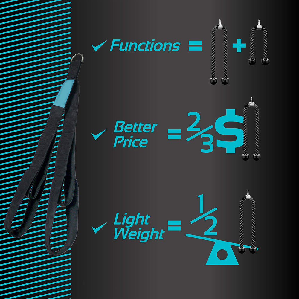 Portable Fitness Resistance Band Set for Home Workout
