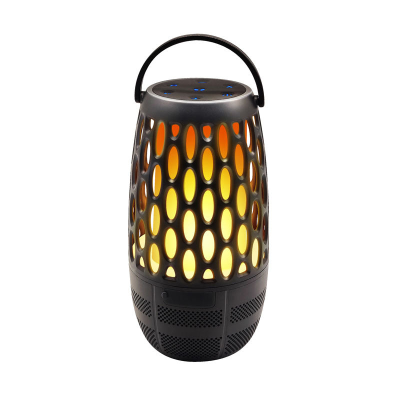 Portable Flame Bluetooth Speaker with LED Light