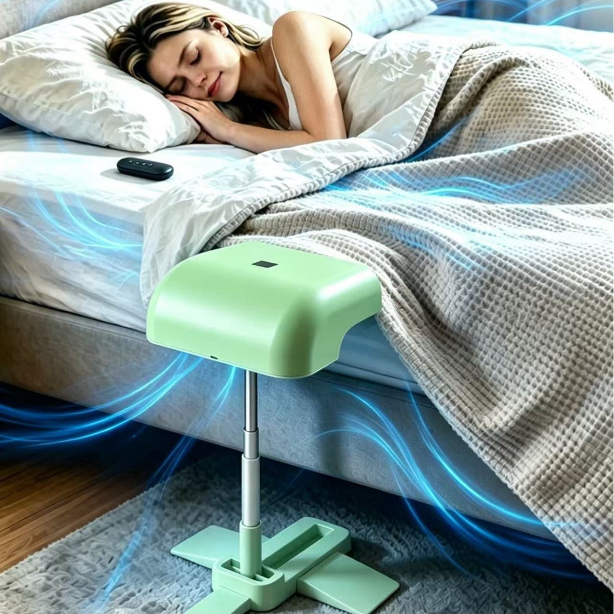 Portable Foldable Bed Fan with Remote Control