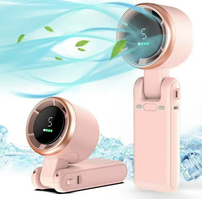Portable Foldable Bladeless Fan with Neck Strap