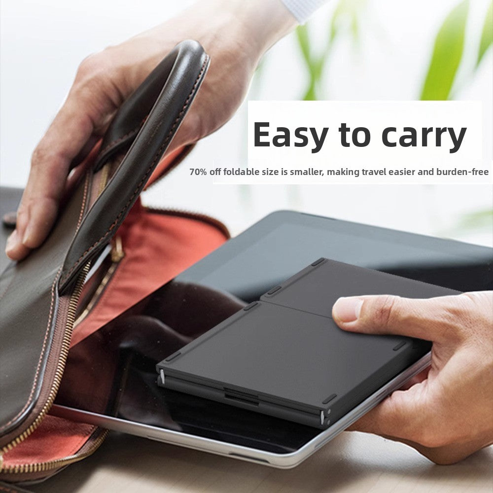 Portable Foldable Bluetooth Keyboard with Touchpad