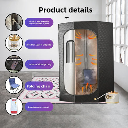 Portable Foldable Home Steam Sauna Box