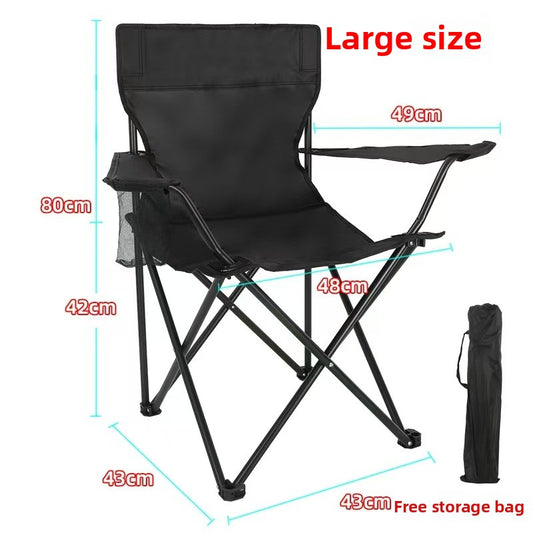 Portable Folding Chair with Backrest for Outdoor Activities