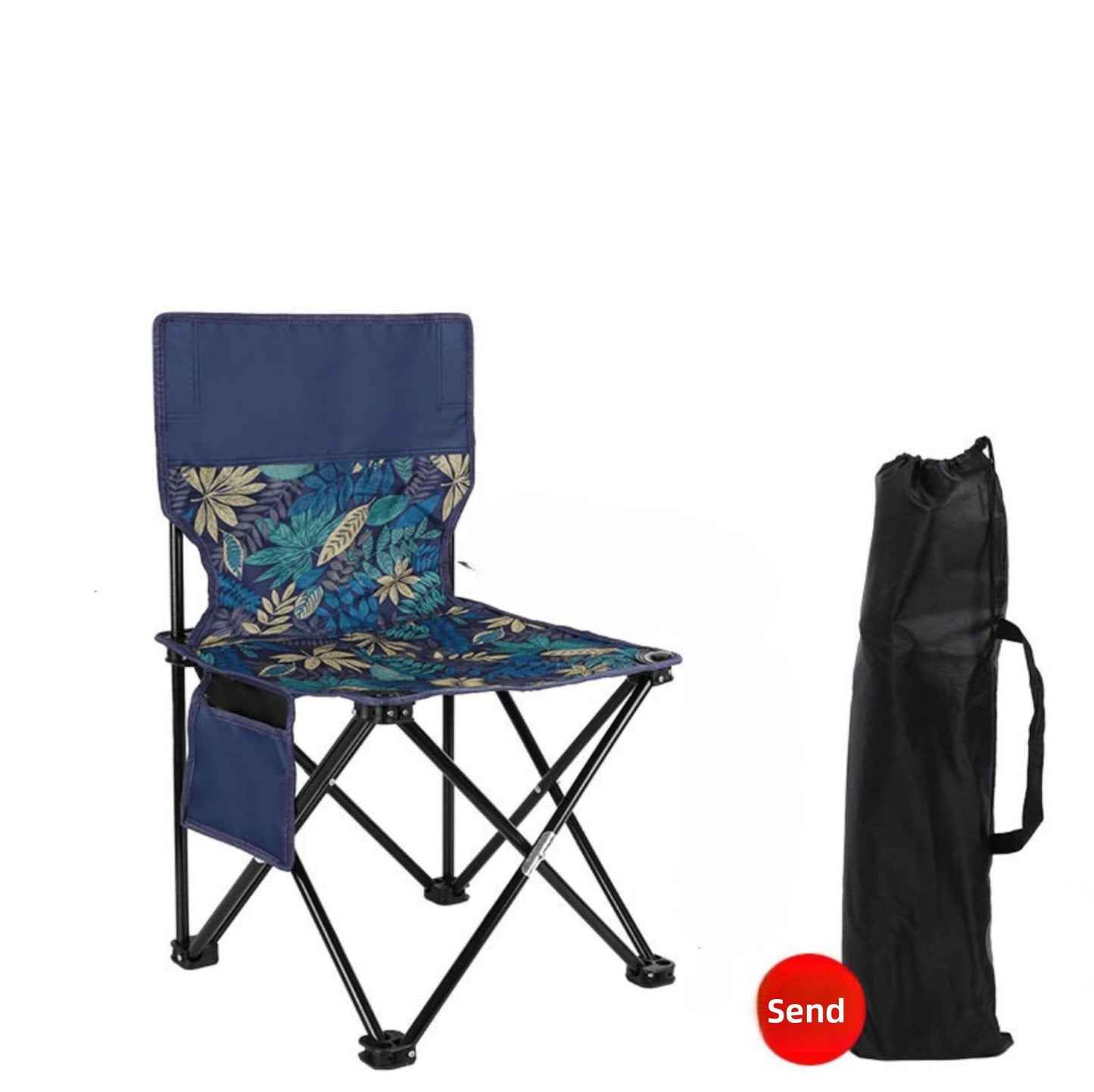 Portable Folding Chair with Backrest