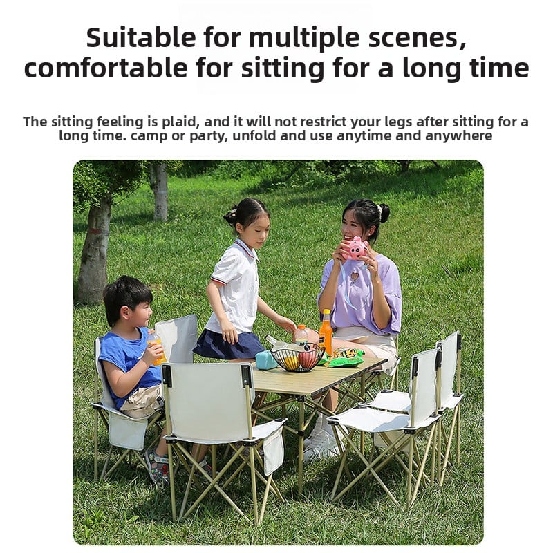 Portable Folding Chair with Backrest