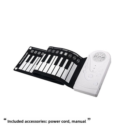 Portable folding children's piano