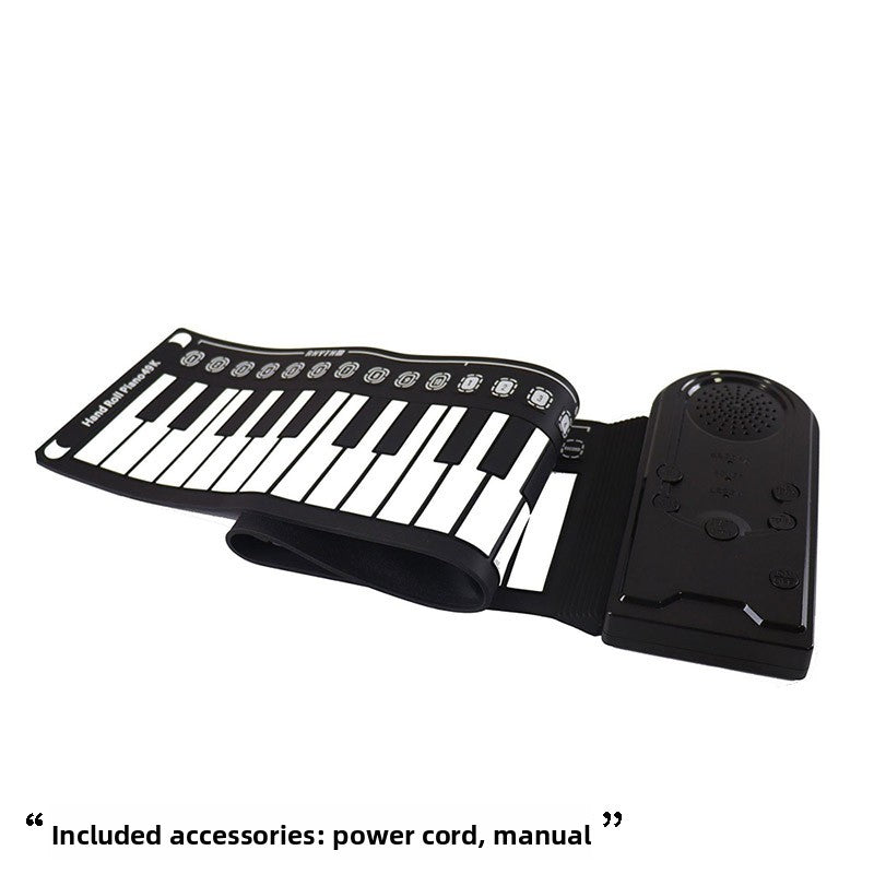 Portable folding children's piano