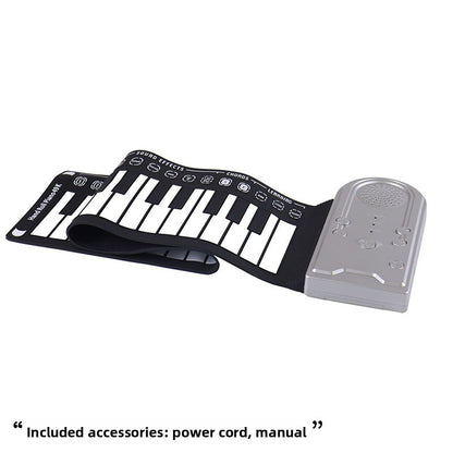 Portable folding children's piano