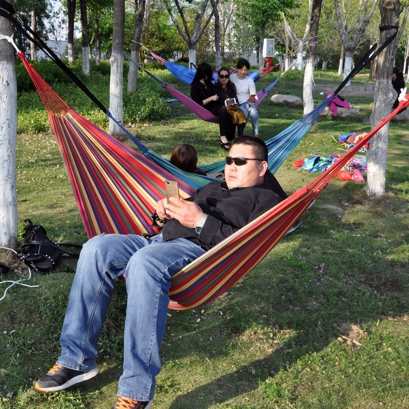 Portable Folding Hammock with Anti-Flip Design