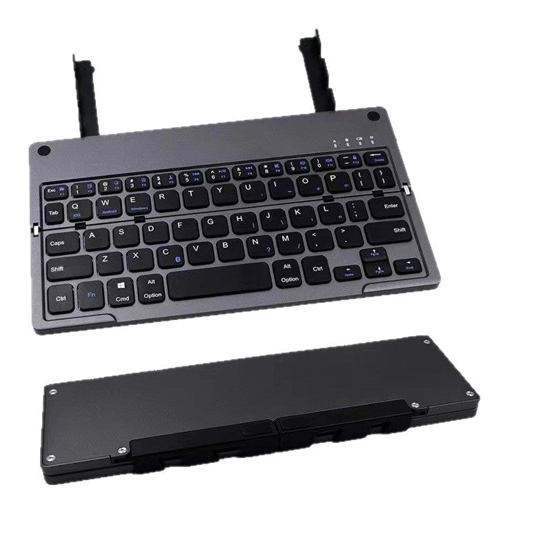 Portable folding keyboard