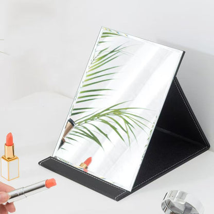 Portable Folding Makeup Mirror with Waterproof Design