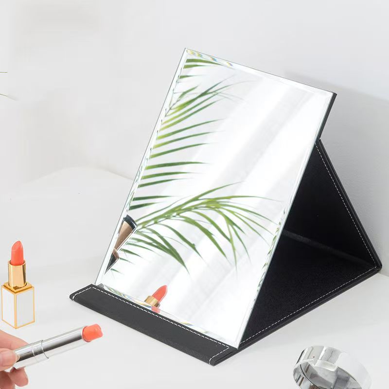 Portable Folding Makeup Mirror with Waterproof Design