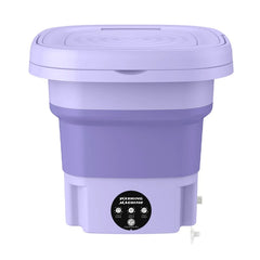 EU Plug Foldable Washer Purple 9L