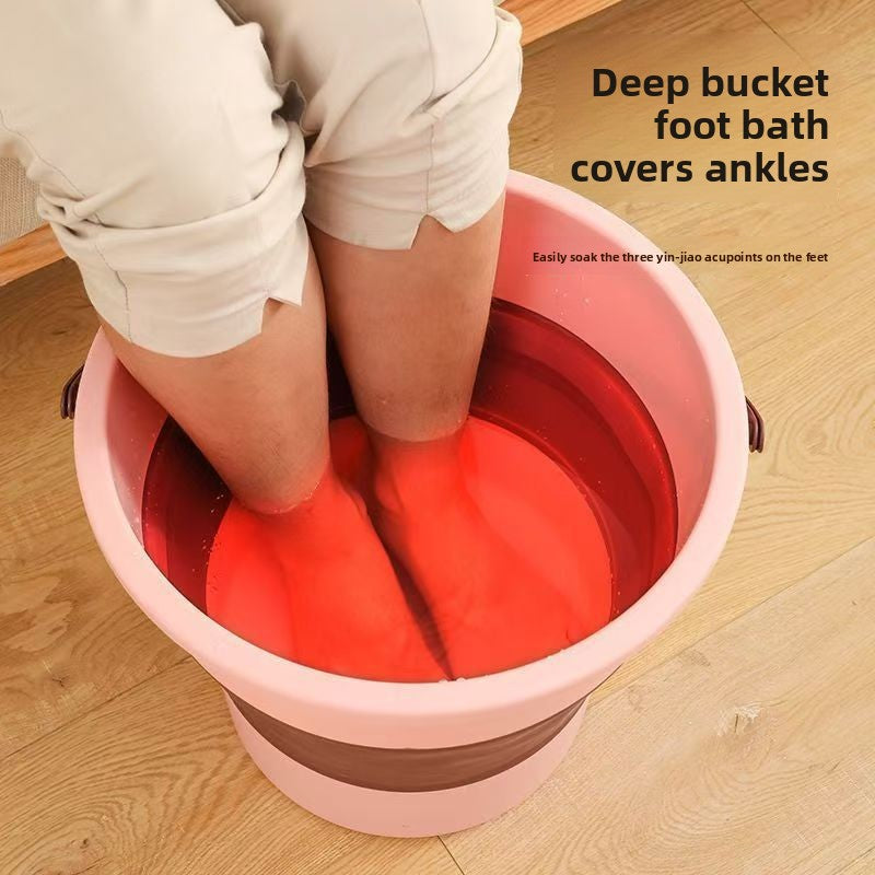 Portable Folding Plastic Bucket