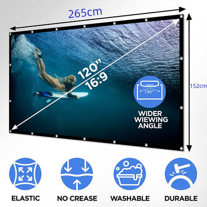 Portable Folding Projection Screen