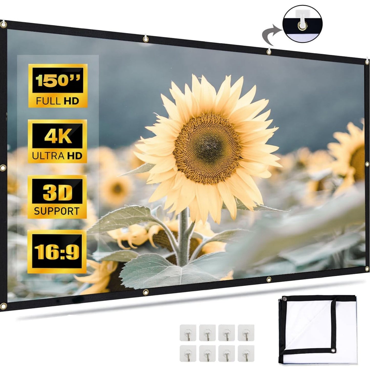 Portable Folding Projection Screen