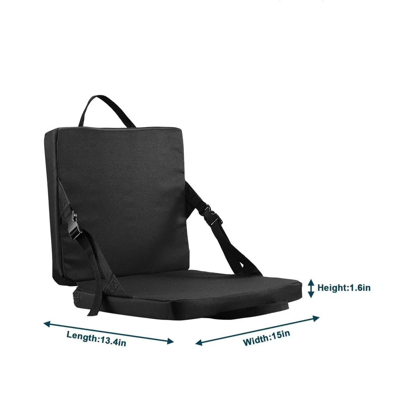 Portable Folding Seat Cushion with Backrest