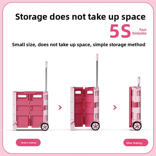 Portable Folding Shopping Cart Trolley