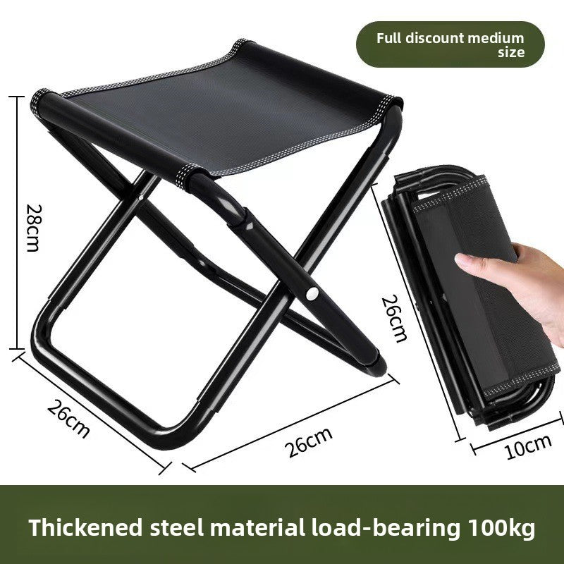 Portable Folding Stool for Camping and Fishing