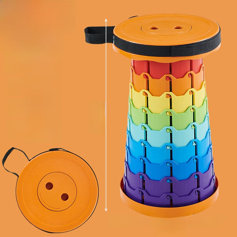 Portable folding stool
