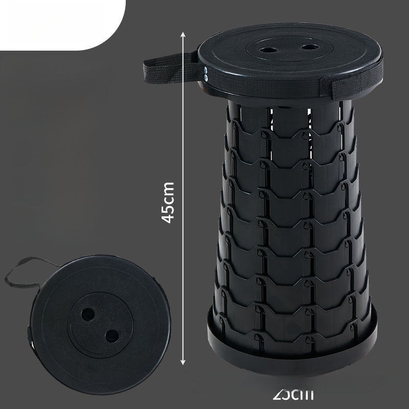 Portable folding stool