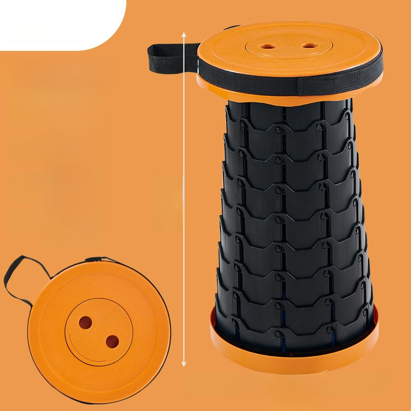Portable folding stool