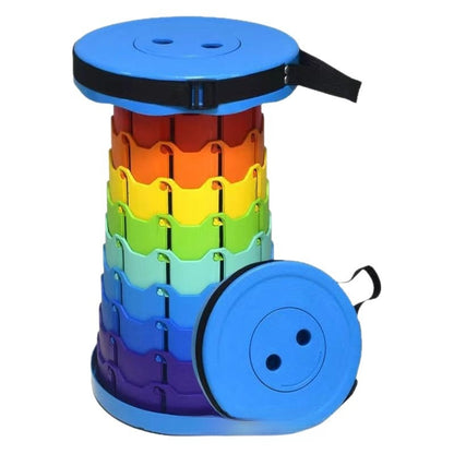 Portable folding stool