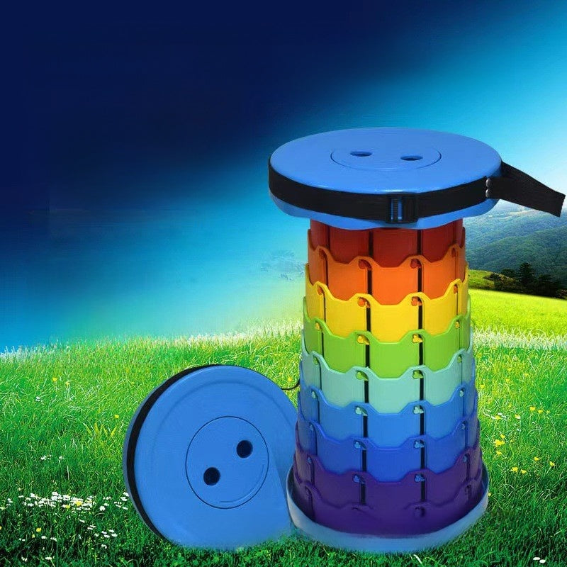 Portable folding stool