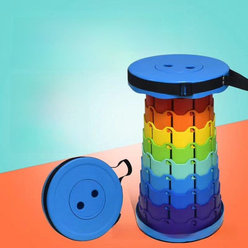 Portable folding stool
