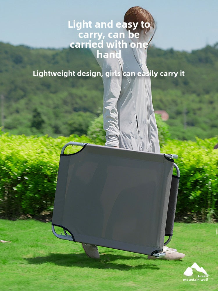 Portable Folding Sun Lounge Chair with Adjustable Backrest