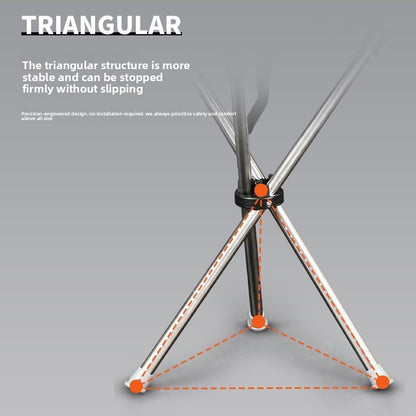 Portable Folding Walking Stick with Stool