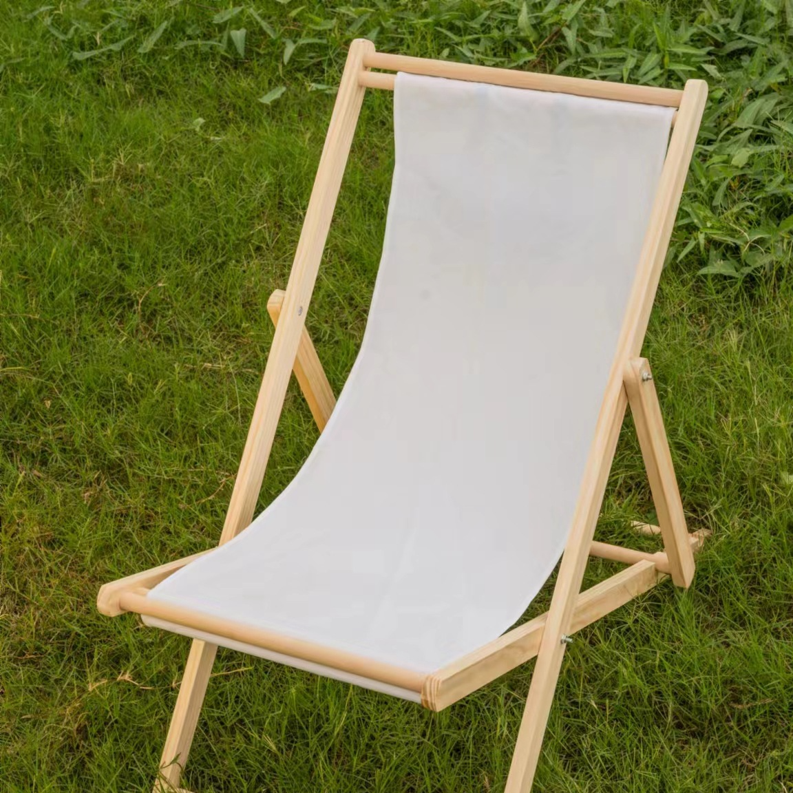 Portable Folding Wood Beach Chair