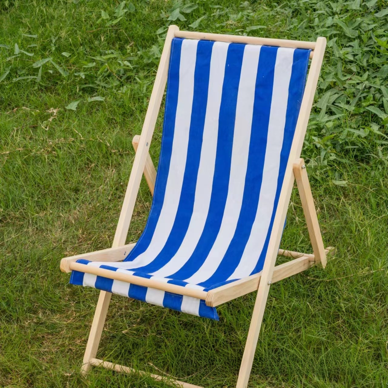 Portable Folding Wood Beach Chair