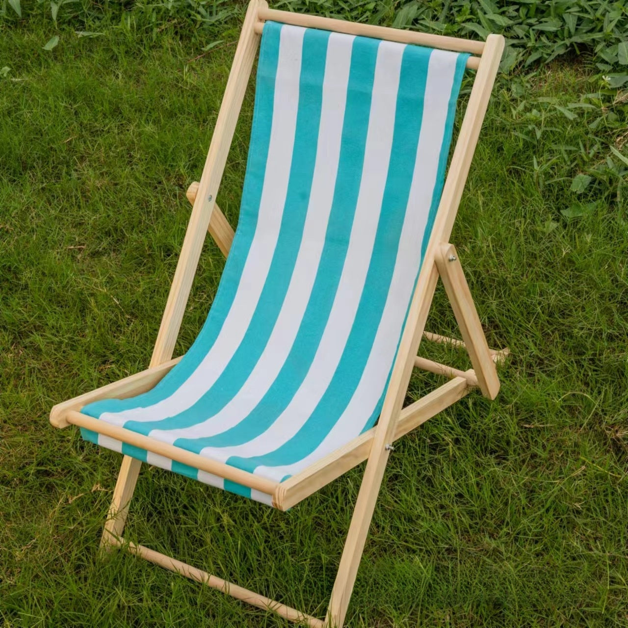 Portable Folding Wood Beach Chair