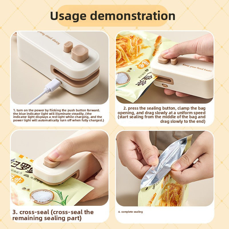 Portable Food Bag Sealer