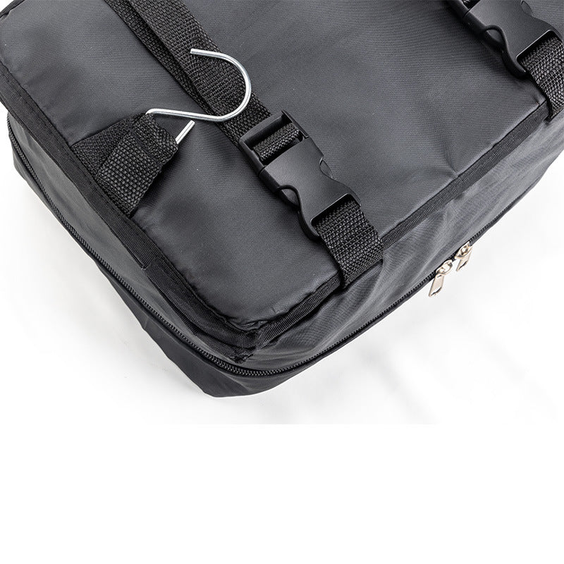 Portable four-layer travel cabinet