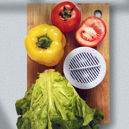 Portable fruit and vegetable washer