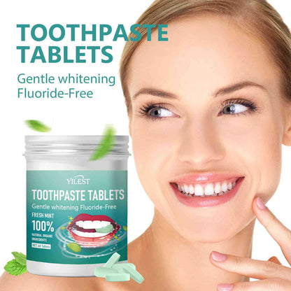 Portable fruit-flavored toothpaste strips