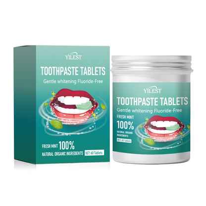 Portable fruit-flavored toothpaste strips